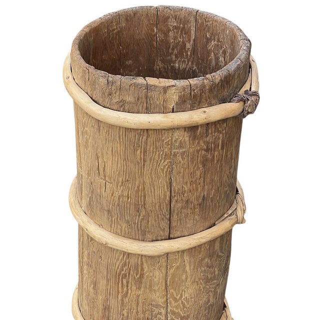 Vintage Wooden Planter For Sale - Image 4 of 4