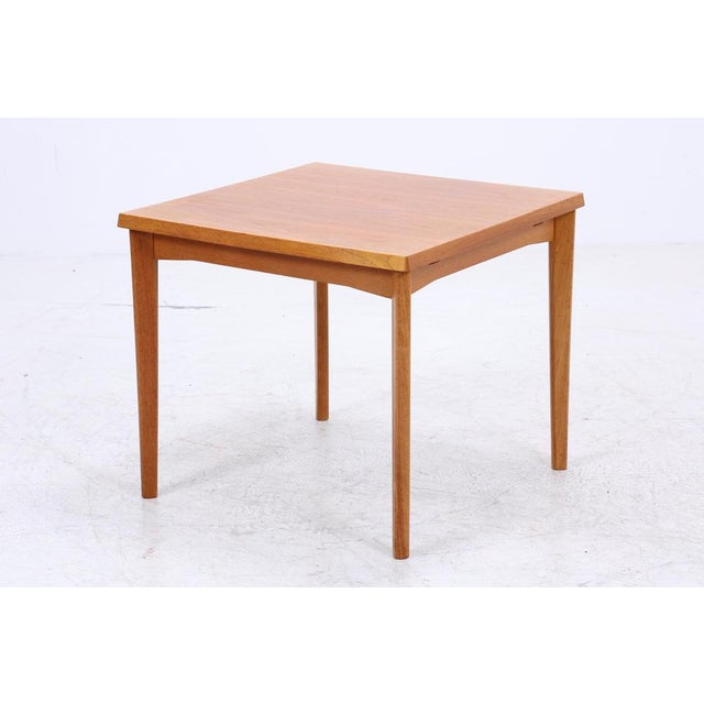 Vintage Extendable Teak Dining Table by Burchardt-Nielsen, 1960s For Sale - Image 11 of 12