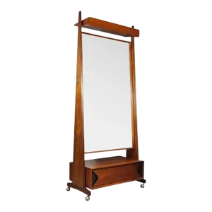 Mid 20th Century Marc Berge Grosfeld House Mid Century Danish Modern Walnut Full Length Mirror