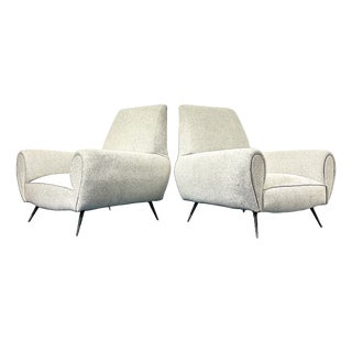 Gigi Radice Armchairs by Minotti, Italy, 1950s, Set of 2 For Sale