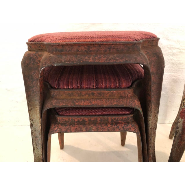 Stackable Stool from Tolix, France, 1930s For Sale - Image 5 of 9