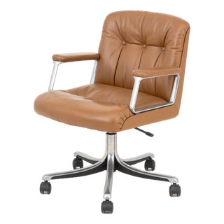 Osvaldo Borsani Swivel Office Chair, Ca. 1970 For Sale