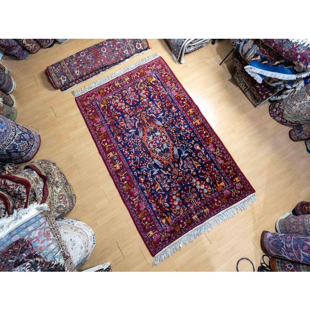 Middle Eastern Hand-Knotted Farmahin Dastjan Sarough Rug For Sale - Image 14 of 14