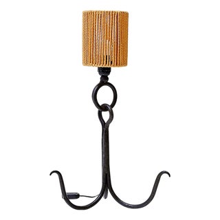 Brutalist Anchor Table Lamp, 1950s For Sale