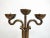In this listing you will find a rare Brutalist three-arm candlestick holder done in bronze and chrome. It features...
