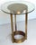 Fontana Arte Illuminated Patinated Brass & Glass Side Table, Italy 1960s For Sale - Image 9 of 9