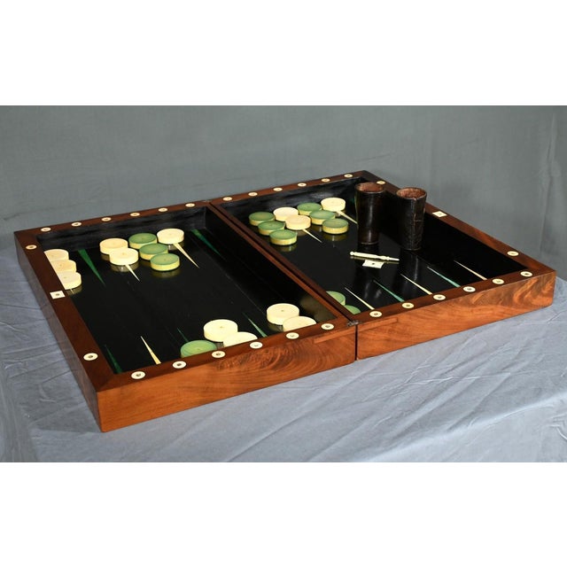 1920s Mahogany Trictrac Apron, 1920s For Sale - Image 5 of 18