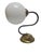 Art Deco Metal Wall Lamp, Poland, 1950s For Sale - Image 4 of 8