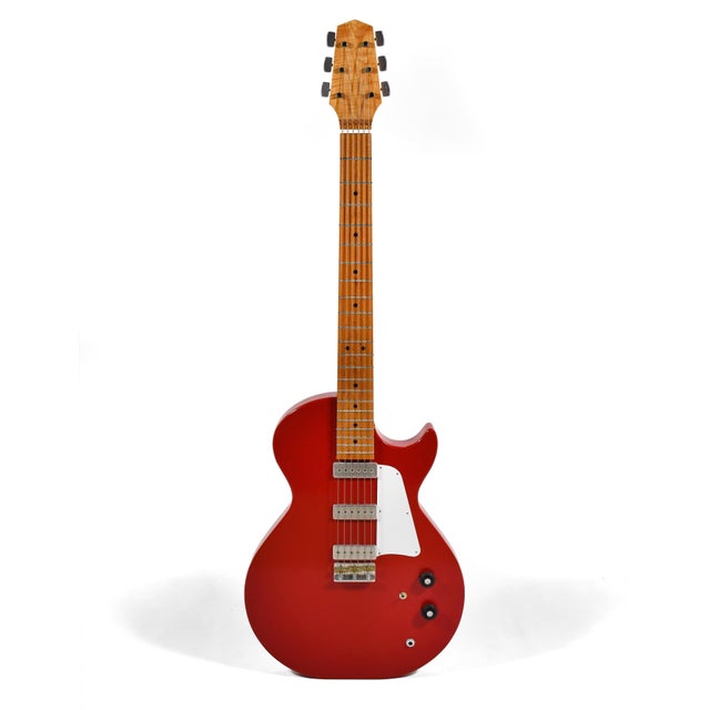 Modern Oversize Handmade Guitar Sculpture For Sale - Image 3 of 10