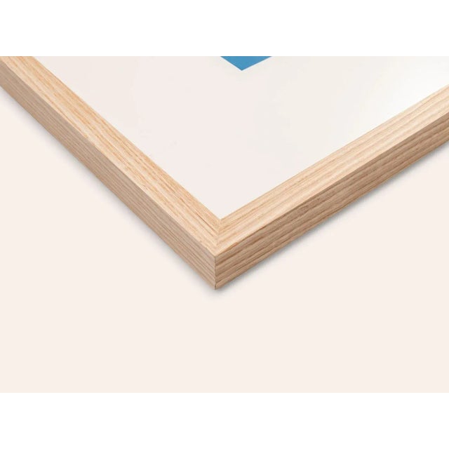 Blue Vintage Travel Poster, 1960s For Sale - Image 8 of 11