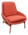 Blu Dot Field Craig Red Lounge Chair For Sale