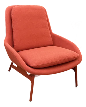 Blu Dot Field Craig Red Lounge Chair