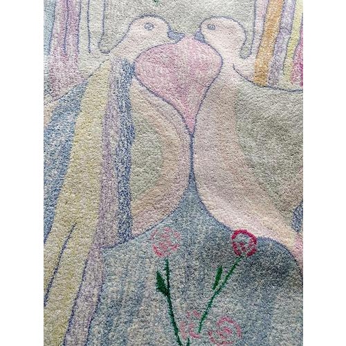 Tisca Cristina Wool Rug by Van Belkom, 1980s For Sale - Image 4 of 8