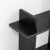 Black Lacquered Wood Modular Hanging Bookcase, 1980s For Sale - Image 8 of 11