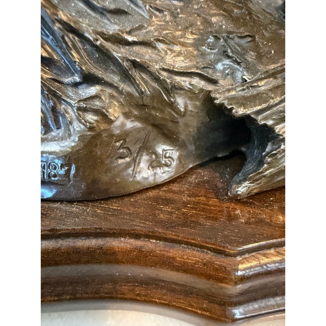 Metal Douglas Downs "Partners" 1987 Bronze #3/25 8x10 For Sale - Image 7 of 9