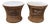 Marzio Cecchi Studio Most Rope Travertine Top Side Tables or Nightstands, a Pair For Sale
