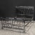 ABOUT An original Art Deco nickel bedframe with steel support bars that fit easily into the headboard and footboard. Fits...