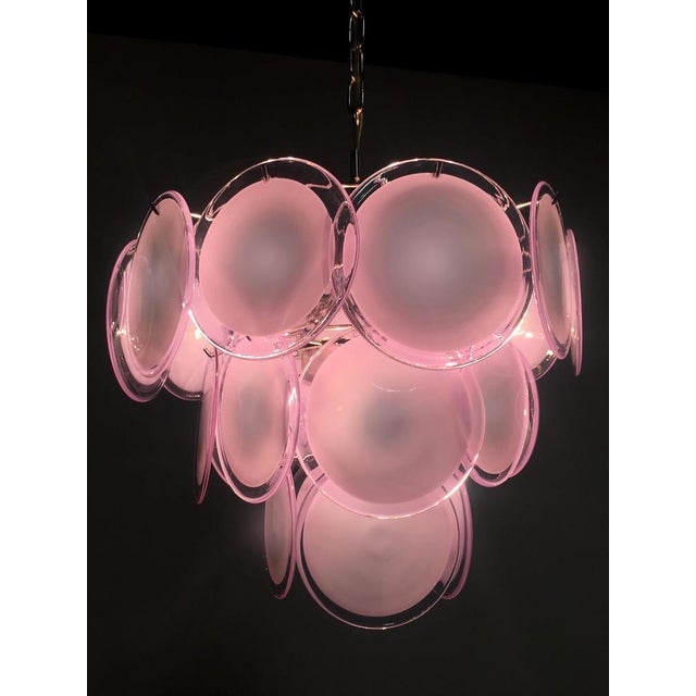 Murano Glass Chandelier by Vistosi For Sale - Image 13 of 16