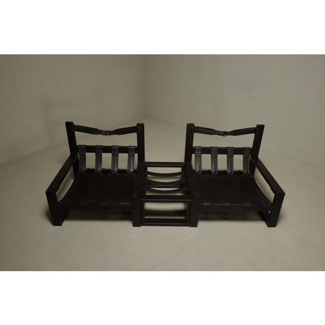 Mid-Century Modern Brutalist Modular Lounge Set by Sonja Wasseur 1970s, Set of 3 For Sale - Image 3 of 14