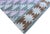 Casa Cosima Handmade Cotton Area Rug, Vegetable Dyed, Gray, Pink, Cream and Tan Geometric Dhurrie -6'x12' For Sale - Image 4 of 13