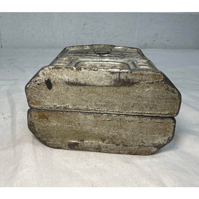 Antique a.c. Williams Cast Iron Domed Coin Still Bank Made in 1900-20 Nice Paint For Sale - Image 9 of 9