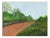Late 20th Century Country Road Landscape Painting For Sale