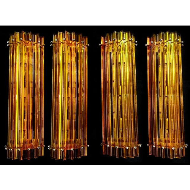 Metal Mid-Century Italian Wall Sconces, 1990s, Set of 3 For Sale - Image 7 of 13