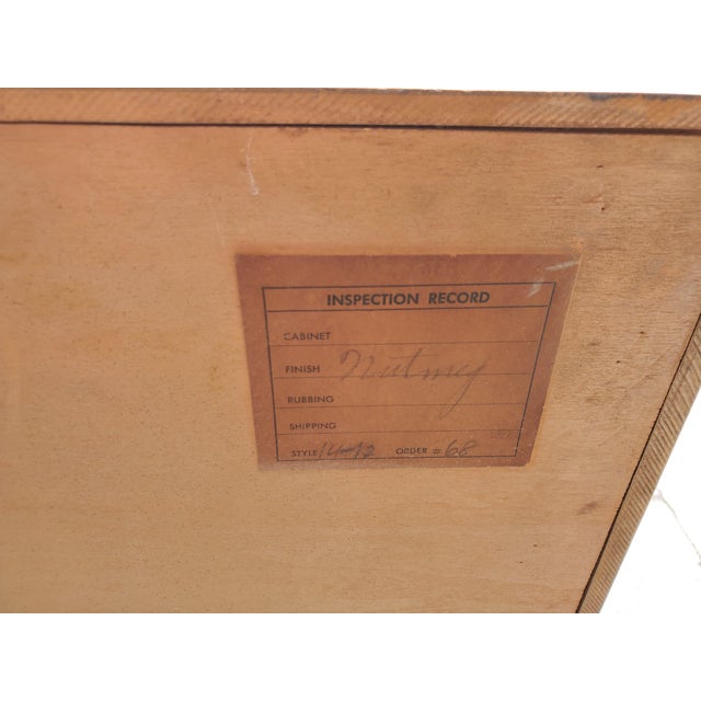 Mid-Century Bleach Mahogany Dresser For Sale - Image 16 of 17
