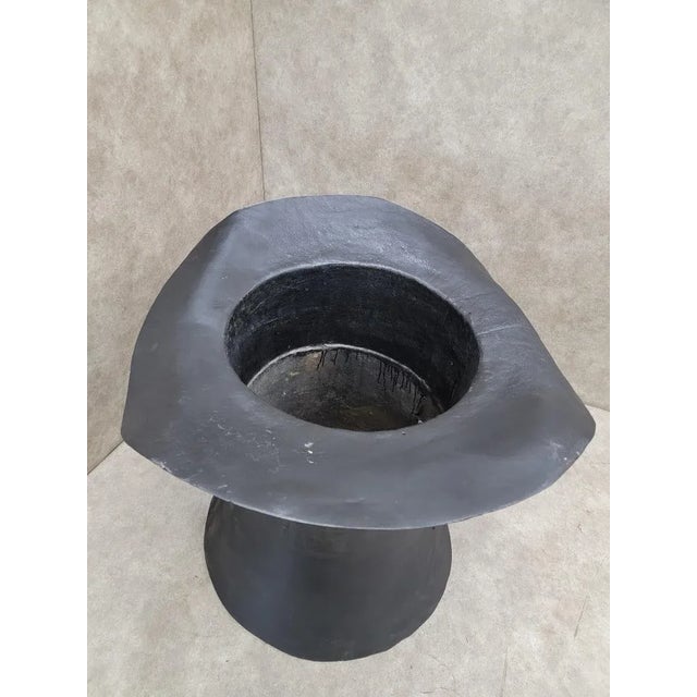 Vintage Oversized Black Magician Top-Hat Prop/Holiday Decor Piece For Sale In Chicago - Image 6 of 6