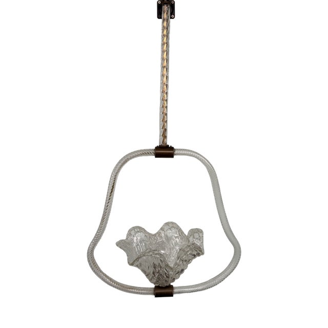 Murano Glass Pendant from Barovier & Toso, 1950s For Sale
