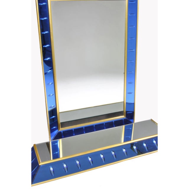 Mirror with Small Console from Cristal Art, Italy, 1950, Set of 2 For Sale - Image 4 of 7