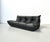 French Togo Sofa in Thick Black Cow Leather attributed to Michel Ducaroy for Ligne Roset, 1970s For Sale - Image 13 of 13