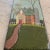 Vintage Painting of Rustic Green Barn on Slate For Sale - Image 4 of 8