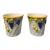 1980s Jay Willfred Hand Painted Ceramic Planters, 2 Pieces For Sale