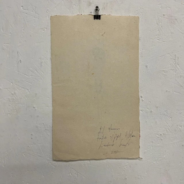 Black 2011 Original Modern Art From Oaxaca Ink Drawing Mexico For Sale - Image 8 of 11