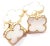 Van Cleef & Arpels Yellow Gold Magic Alhambra Mother of Pearl Earrings, Pair For Sale - Image 11 of 14