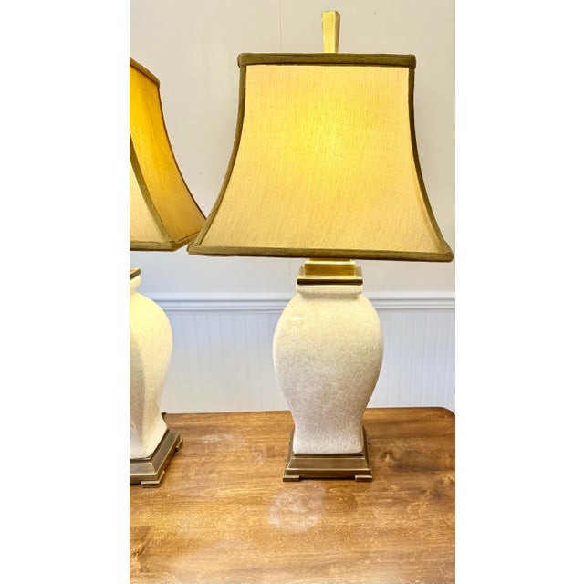 Uttermost Rory Ivory Table Lamps For Sale - Image 9 of 12