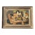 Mid 20th C. Original Cubist Style Print on Board in Significant Period Frame For Sale