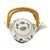 Japanese Vintage Japanese Imari Style Porcelain Dobin Teapot With Woven Rattan Handle For Sale - Image 3 of 4