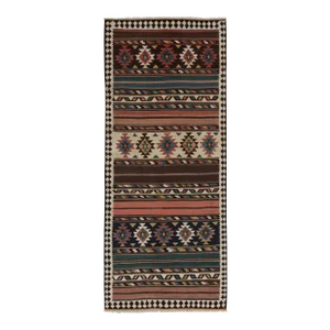 Vintage Bidjar Persian Kilim With Geometric Patterns by Rug & Kilim