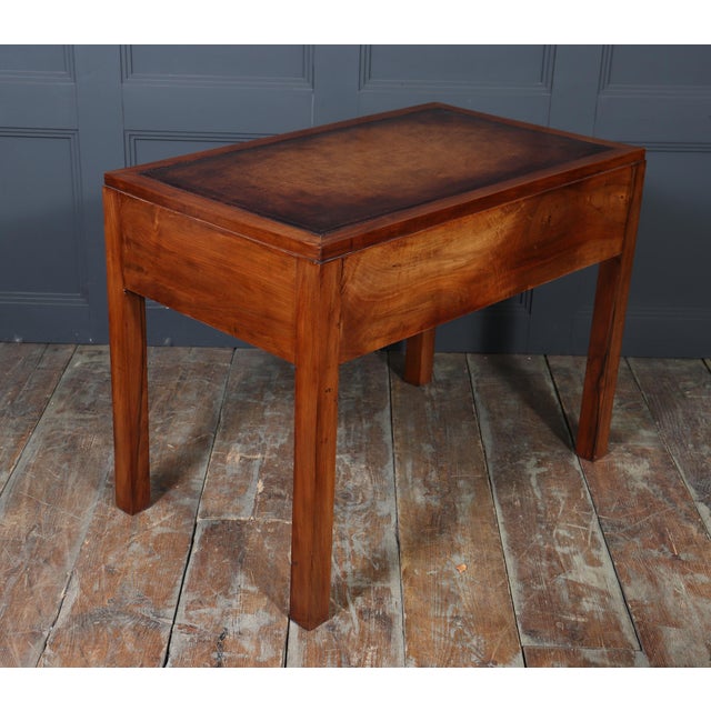 French Art Deco Walnut Writing Desk, 1930 For Sale - Image 10 of 17