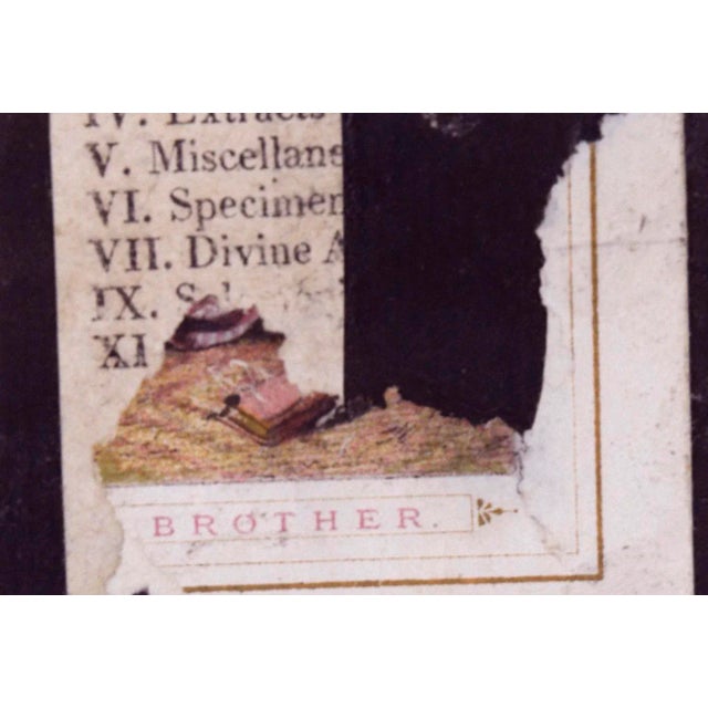 "No. 2169" Contemporary Miniature Collage by Michael Pauker For Sale - Image 4 of 5