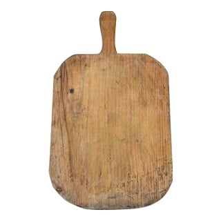 Antique European Oblong Carved Breadboard - Medium I For Sale