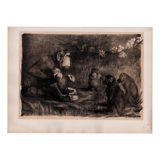 Paul Jouve, The Judgment of Paris, 1897, Lithograph on Paper For Sale