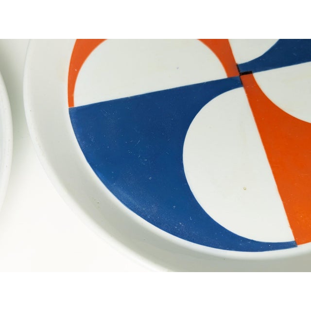 Ceramic Plates by Gio Ponti for Franco Pozzi, 1960s, Set of 2 For Sale - Image 3 of 17