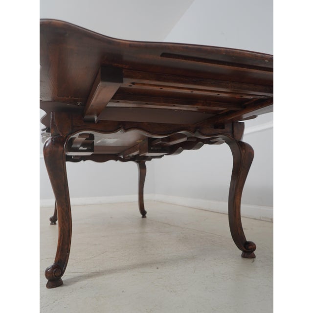 Bausman Distressed Finish Country French Dining Room Table For Sale - Image 10 of 12