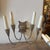 1950s Pietro Chiesa Style Mid-Century Art Deco Nickel Plated Brass Wall Sconces For Sale - Image 14 of 15
