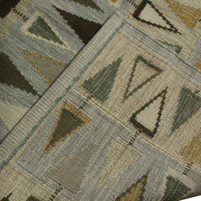 Not Yet Made - Made To Order Swedish Geometric Rug by Celerie Kemble for Chairish, 4'x6' For Sale - Image 5 of 7