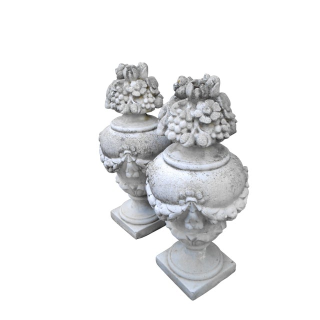 Cast Stone Garden Amphorae, 1980s, Set of 2 For Sale - Image 13 of 13