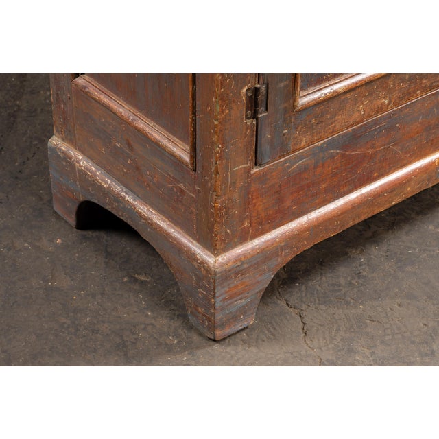 Mid-19th Century Painted Pine Cupboard For Sale - Image 11 of 17